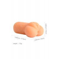 Мастурбатор реалистичный вагина+ анус, XISE, TPR, телесный, 17,5 см.