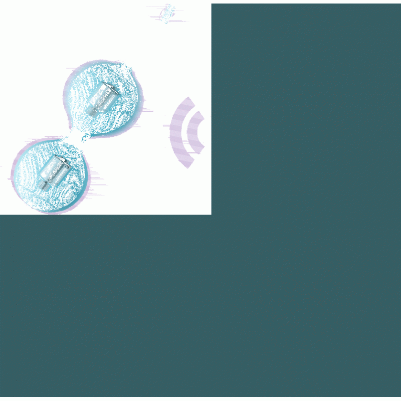 Виброшарики с дистанционным управлением JOS LUCIA, силикон, голубой, 16 см
