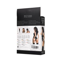 Боди Glossy Adriana из материала Wetlook, XL