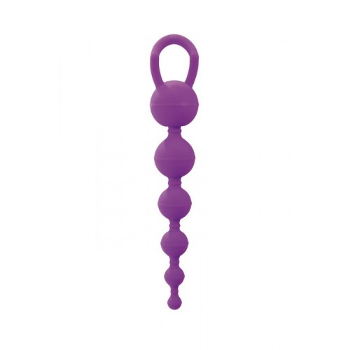 Анальная цепочка  Six Balls Chain фиолетовая