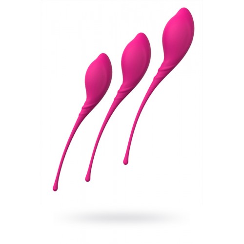 Набор вагинальных шариков S-HANDE LAMBALL, силикон, розовый