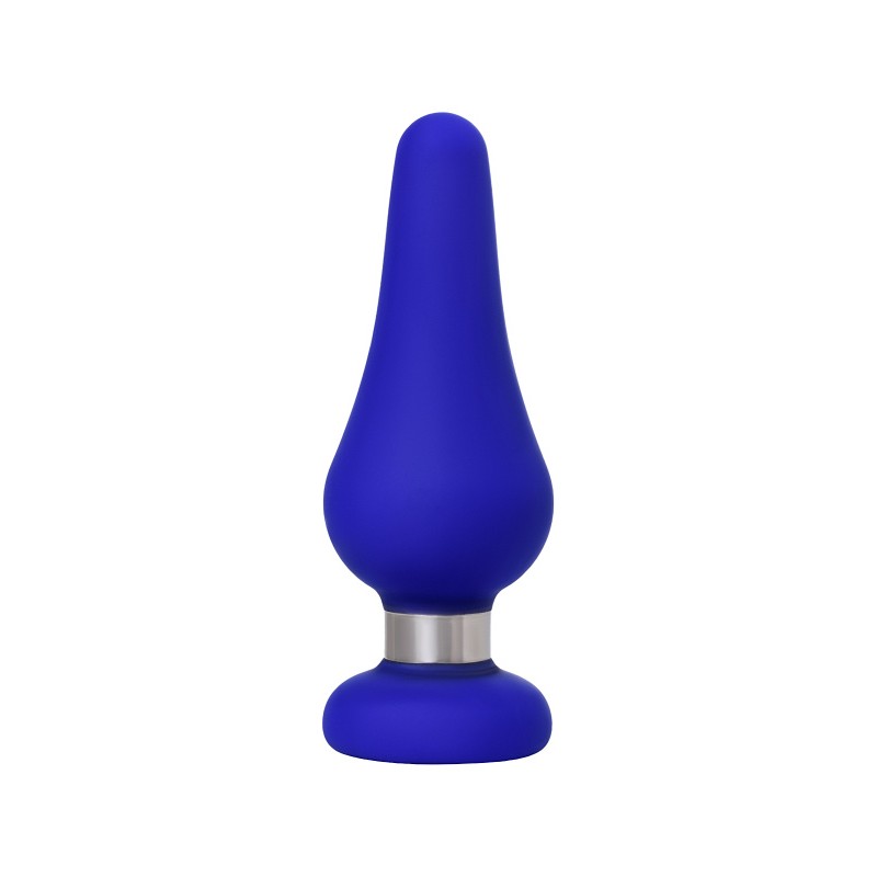 Анальная втулка ToDo by Toyfa Сlassic, размер L, силикон, синяя, 13 см, Ø 4,6 см
