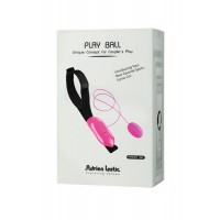 Виброяйцо Adrien Lastic Play Ball, силикон, розовый, 3,9 см