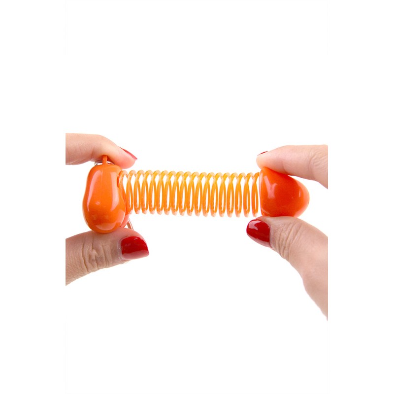 Сувенир брелок для ключей Roomfun, PVC, оранжевый