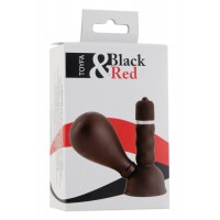 Вибромассажер для сосков Black & Red by TOYFA с грушей, ABS пластик, чёрный, 8,2 см