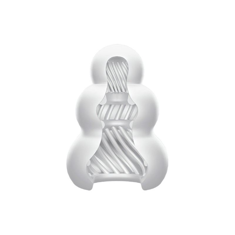 Мастурбатор нереалистичный MensMax Pucchi SQUID, TPE, белый, 6,5 см
