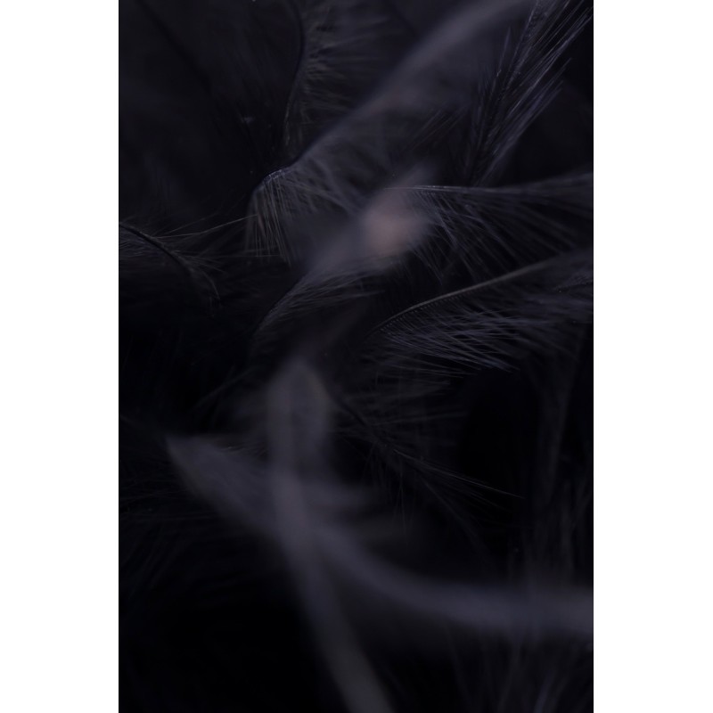 Анальная втулка Metal by TOYFA, металл, серебряная, с черной опушкой, 17 см, Ø 2,9 см, 165 г