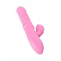 Вибратор JOS Lixy, с функцией Up&Down, силикон, розовый, 23 см