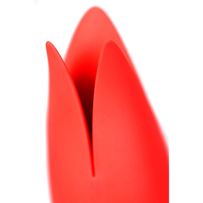 Нереалистичный вибратор Satisfyer Vibes Power Flower, силикон, красный, 18,8 см.