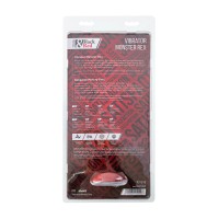 Вибратор Black&Red by TOYFA Monster Rex, силикон, красно-черный, 24,5 см