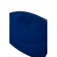 Анальная вибровтулка O'Play Prime с пультом ДУ, силикон, синий, 12 см.