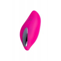 Клиторальный вибратор в трусики JOS RUMBA, силикон, розовый, 8,6 см