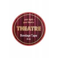 Бондажный скотч TOYFA Theatre, красный, 15 м.