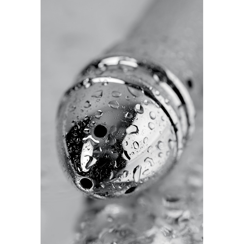 Анальный душ TOYFA Metal с тремя насадками, серебряная, Ø 2см, 15,4 г
