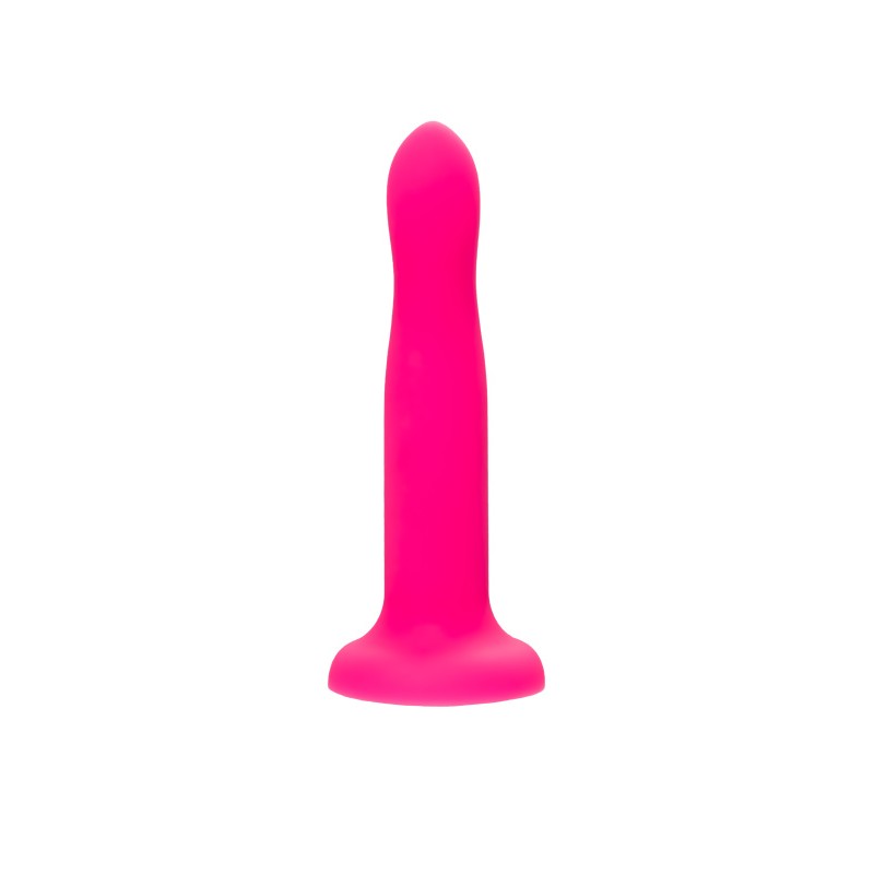 Фаллоимитатор, светящийся в темноте Beyond by Toyfa Bucky Glow, силикон, розовый, 14 см