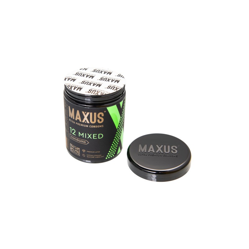 Презервативы Maxus Mixed, набор, латекс, 12 шт.