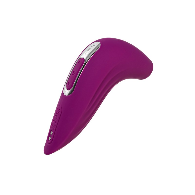 Вакуумный стимулятор клитора Svakom Pulse Union, силикон, фиолетовый, 12,2 см