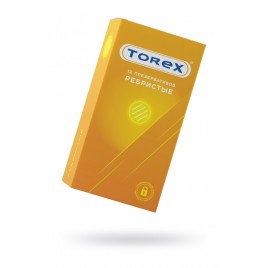 Презервативы Torex, ребристые, латекс, 18,5 см, 5,4 см, 12 шт.