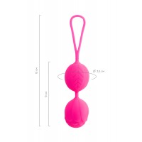Вагинальные шарики Eromantica Blossom, силикон, розовый, Ø 3,5  см