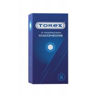 Презервативы Torex, классические, латекс, 19 см, 5,5 см, 12 шт.