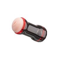 Двусторонний мастурбатор в колбе MALESATION Double Joy, TPE, черный, 25 см