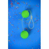 Вагинальные шарики Sexus Funny Five, ABS пластик, Зеленый, Ø 3 см