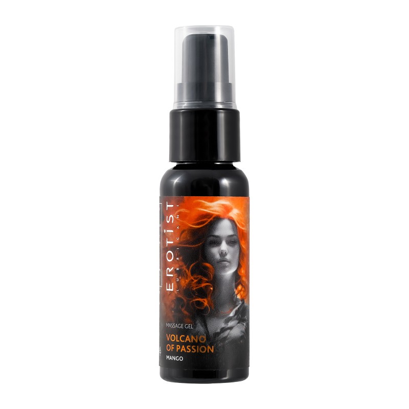 Гель Erotist с эффектом вибрации VOLCANO OF PASSION: MANGO (со вкусом манго), 25 мл