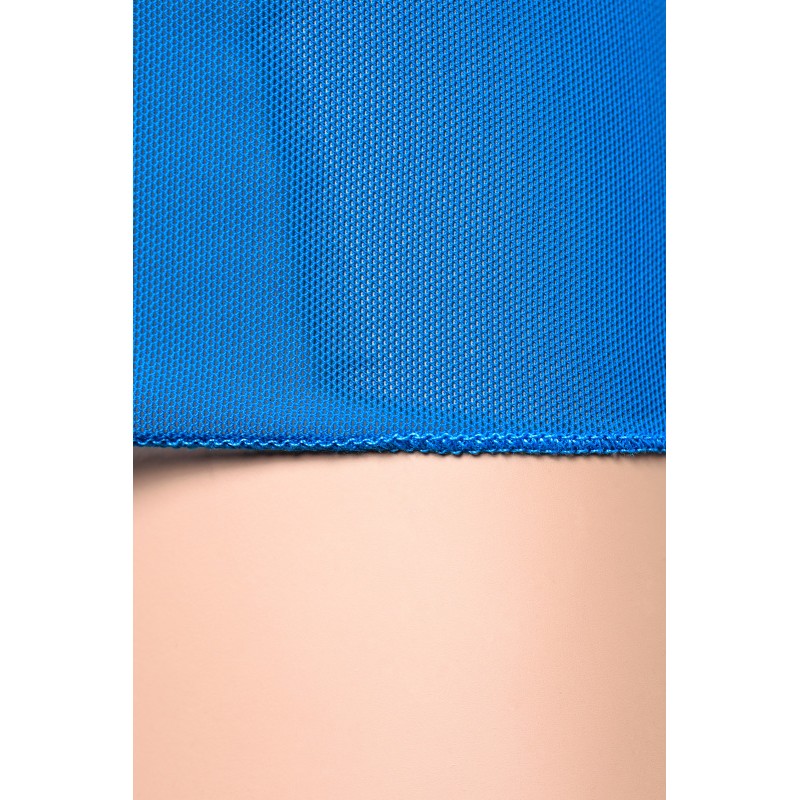 Костюм супервуман Candy Girl (топ, юбка, стринги), синий, OS