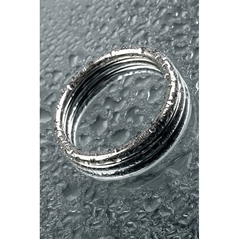 Кольцо на пенис TOYFA Metal, серебряное