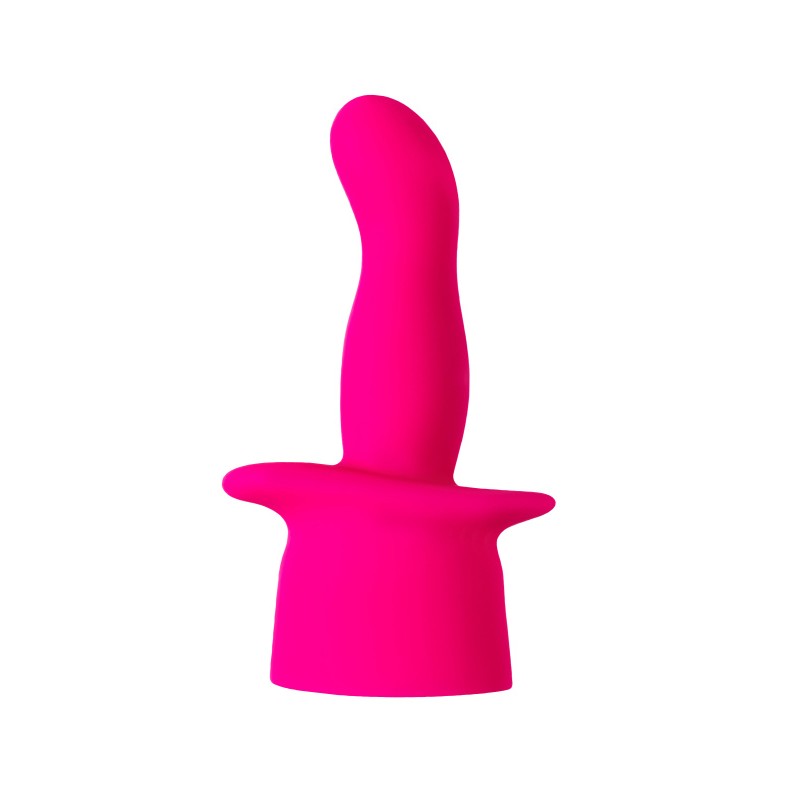 Насадка для массажера Love Magic, силикон, розовая, 12 см