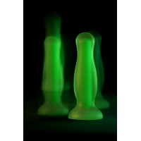 Анальная втулка светящаяся в темноте Beyond by Toyfa Mortimer Glow, силикон, прозрачный, 12,5 см