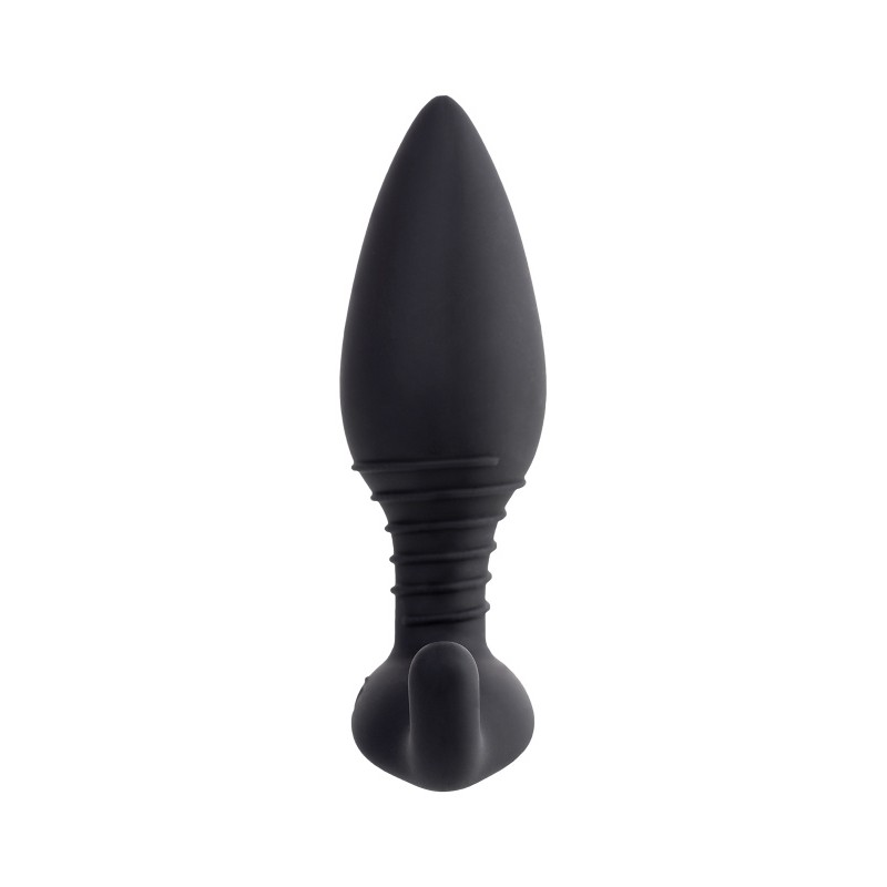 Анальная втулка LOVENSE Hush (S), силикон, черная, 12,1 см