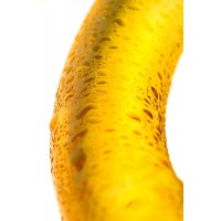Нереалистичный фаллоимитатор Sexus Glass, стекло, желтый, 17,5 см