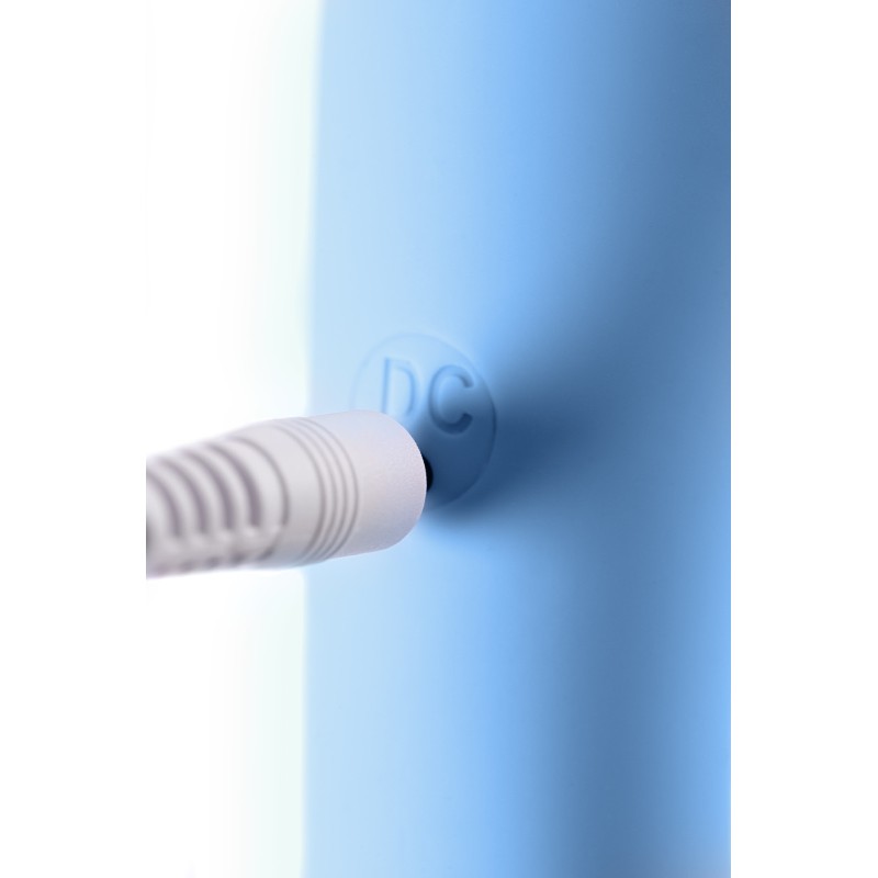 Вибратор с электростимуляцией PHYSICS TESLA G-POINT, силикон, голубой, 21 см