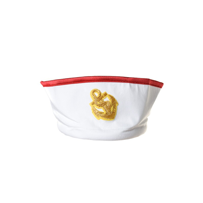 Костюм морячки Candy Girl (боди, головной убор), белый, OS