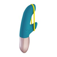 Вибратор Fun Factory AMORINO, силикон, голубой, 17 см