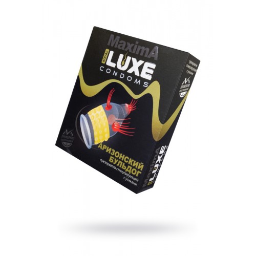 Презервативы Luxe, maxima, «Аризонский бульдог», 18 см, 5.2 см, 1 шт.