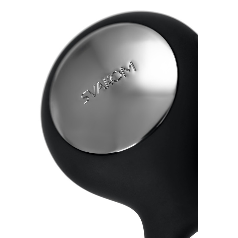Виброкольцо Svakom Tyler, силикон, чёрный, 8 см