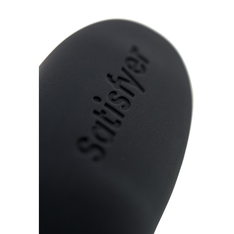 Многофункциональный стимулятор для пар Satisfyer Partner Double Joy, силикон, чёрный, 18 см.