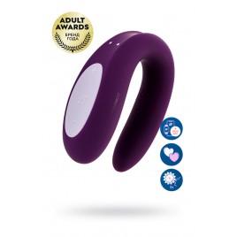 Многофункциональный стимулятор для пар Satisfyer Partner Double Joy, Силикон, Фиолетовый, 18 см