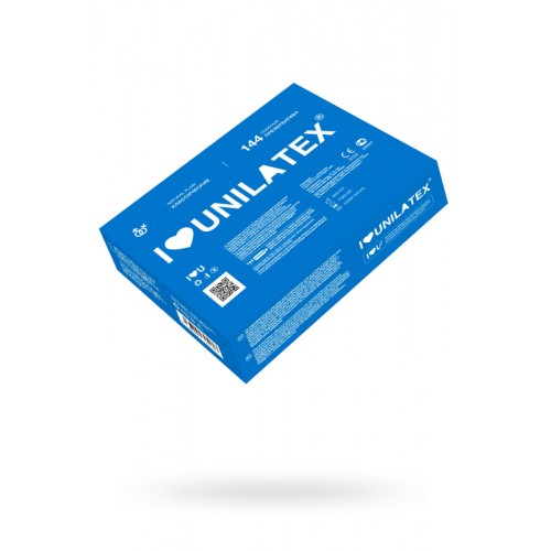 Презервативы Unilatex, natural plain, гладкие, классические, 18 см, 5,4 см, 144 шт.