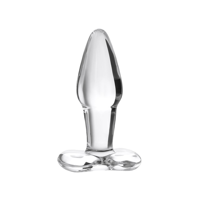 Анальная втулка Sexus Glass, стекло, прозрачная, 10,5 см, Ø 3,5 см