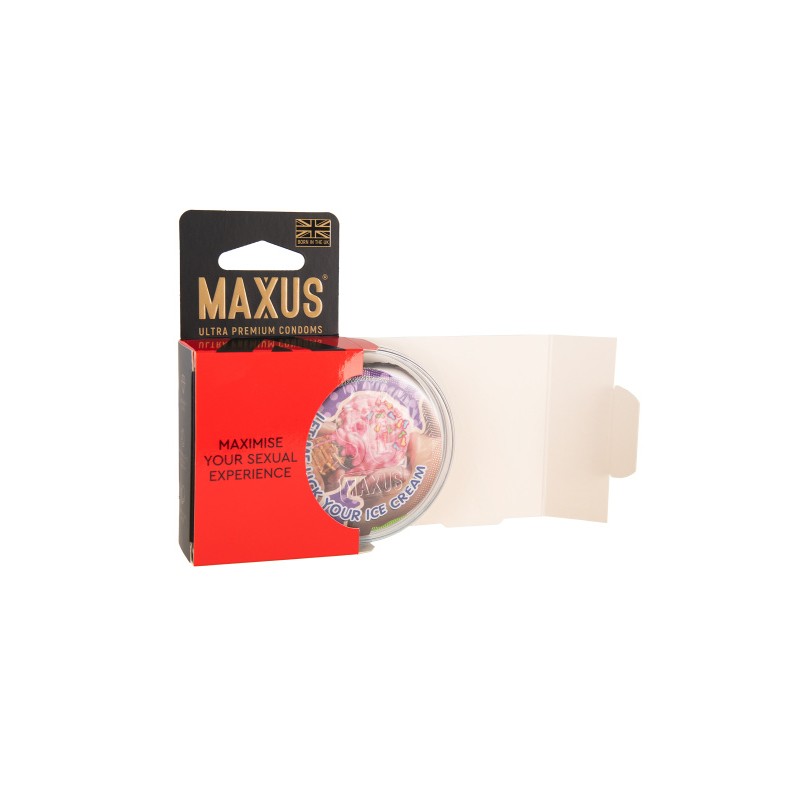 Презервативы Maxus Sensitive, ультратонкие, латекс, пластиковый кейс, 3 шт.