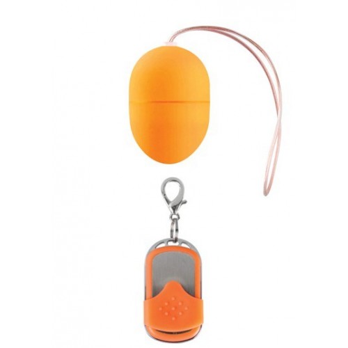 Виброяйцо 10 Speed Remote Vibrating Egg Small оранжевое