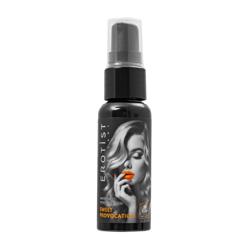 Съедобный гель Erotist SWEET PROVOCATION: LEMON AND CARAMEL (со вкусом лимона и карамели), 30 мл