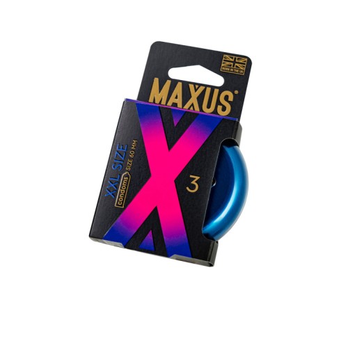 Презервативы Maxus XXL,  латекс, увеличенный размер 3 шт.