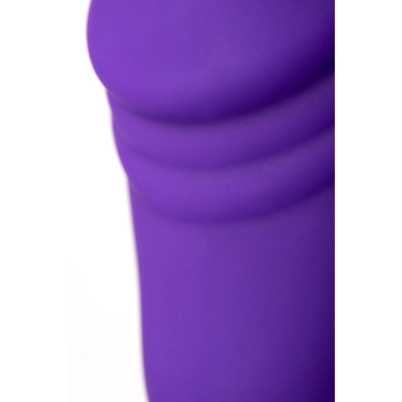 Вибратор TOYFA A-Toys с клиторальным стимулятором, силикон, фиолетовый, 12 см