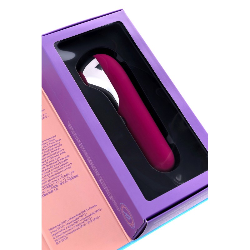 Вакуум-волновой бесконтактный стимулятор клитора Satisfyer Dual Love, Силикон, Красный, 16 см