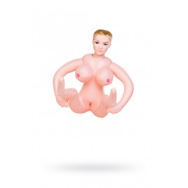 Кукла надувная Dolls-X by TOYFA Liliana с реалистичной головой, блондинка, с двумя отверстиями