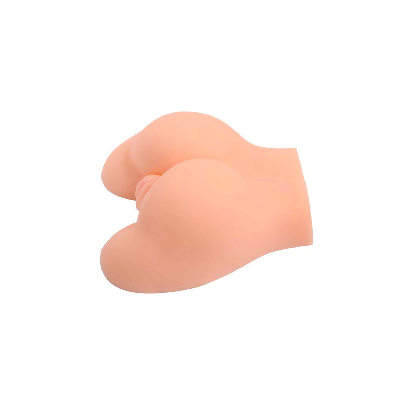 Мастурбатор реалистичный вагина+анус, XISE, TPR, телесный, 20 см